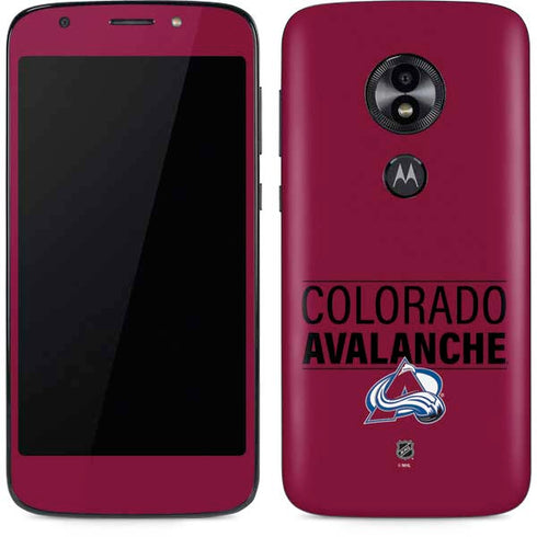 NHL Colorado Avalanche Lineup Moto E5 Play Skin